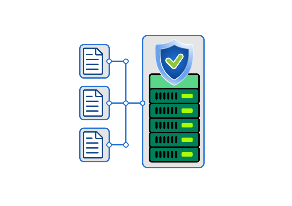 information being stored in database