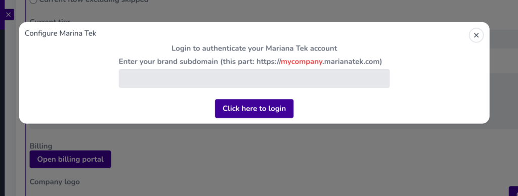 enter mariana tek subdomain