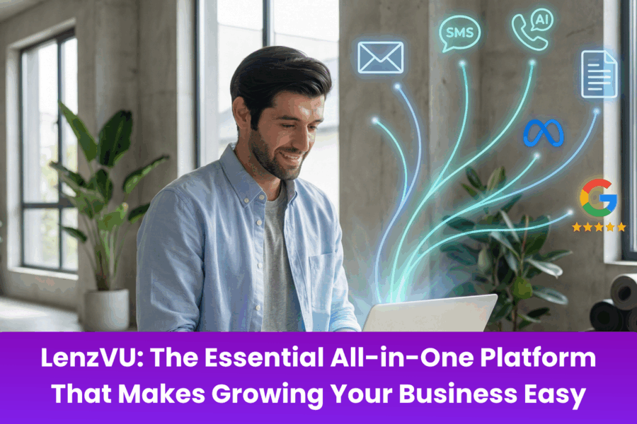 LenzVU: The Essential All-in-One Platform That Makes Growing Your Business Easy
