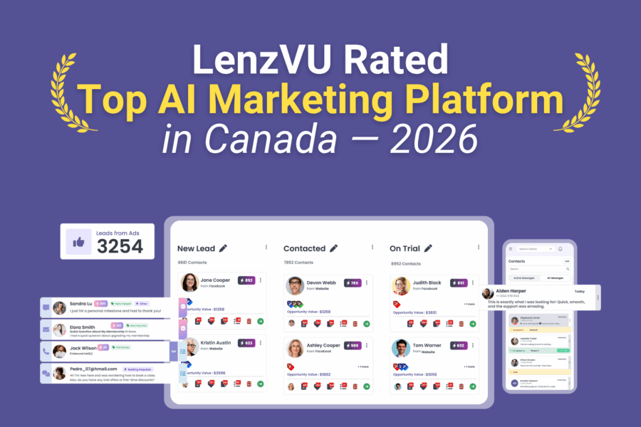 LenzVU Rated Top AI Marketing Platform in Canada — 2026