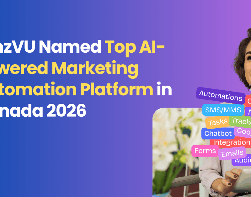 LenzVU Named Top AI-Powered Marketing Automation Platform in Canada 2026